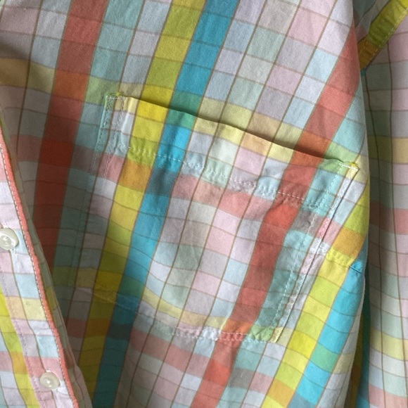 Pastel Check Long Sleeve Button Up - Picture 12 of 16